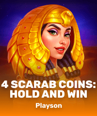 4 Scarab Coins: Hold and Win